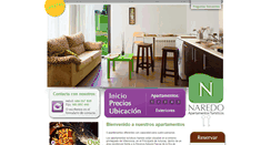 Desktop Screenshot of apartamentos-naredo.es